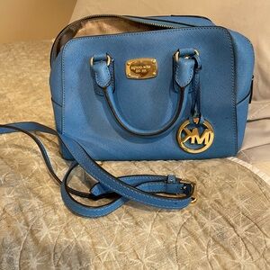 Michael Kors Vibrant Blue Satchel